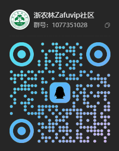 浙农林 Zafuvip 社区 QQ 群二维码